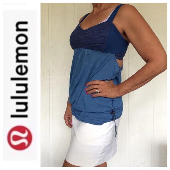 LULULEMON RUN BACK ON TRACK TANK SIZE 10 - Picture 4 of 8